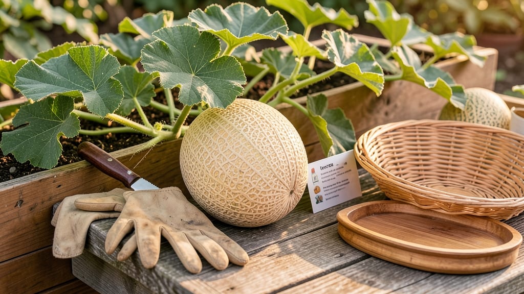 When to Pick Cantaloupe From Your Garden: 3 Signs of Ripeness (No Guessing Needed)